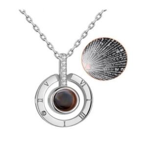 100 Dilde Seni Seviyorum Çelik Kolye