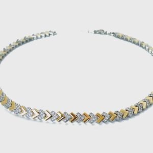 Özel Seri Altın Kaplama Çelik V Kolye