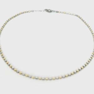 Kesme Gold&Silver Altın Kaplama Çelik Kolye