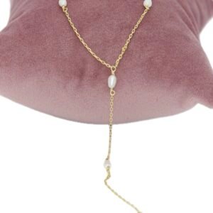 İnci Gold Y Model 925 Gümüş Kolye