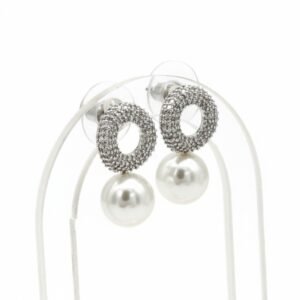 Luna İnci Çelik Küpe