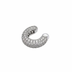 Starlight İnci Silver Çelik Earcuff Küpe