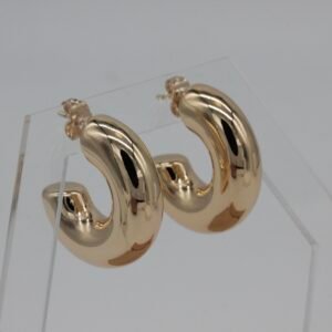 Tombul Yarım Halka Küpe