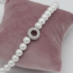 Luna İnci Çelik Kolye