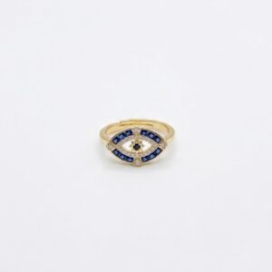 Blue Aura Serçe Yüzük