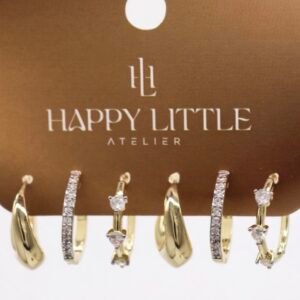 6’lı Shine Küpe Seti